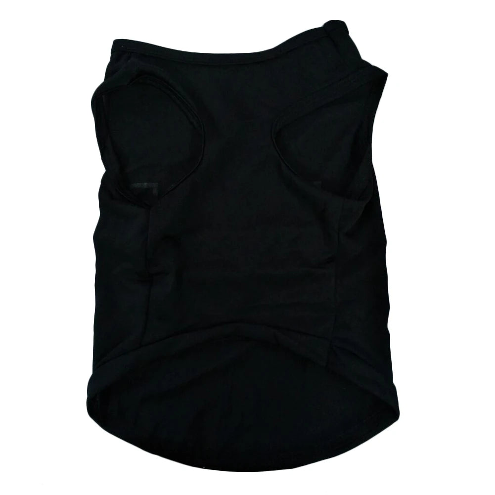 Police Dog Vest – Soft & Breathable Pet T-Shirt Jacket for Puppies and Small Dogs, Stylish Casual Polyester Outfit