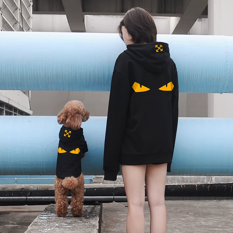 Matching Pet & Owner Hoodie – Trendy Fall/Winter Sweatshirt for Dogs, Cats, and Owners | Warm Parent-Child Outfit for Corgi, Shiba Inu, Golden Retriever, and More