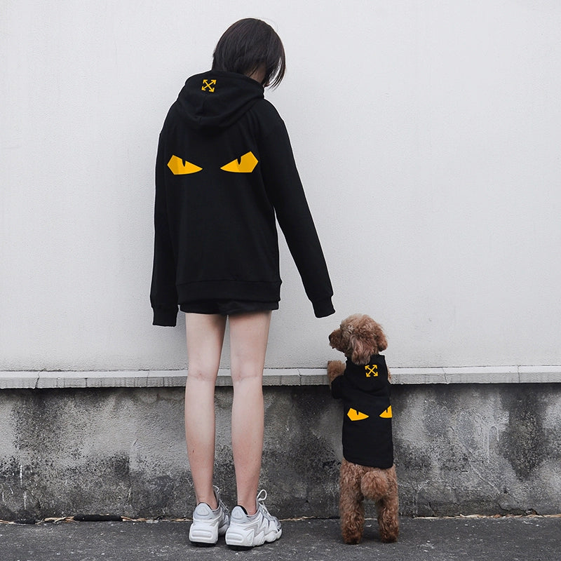 Matching Pet & Owner Hoodie – Trendy Fall/Winter Sweatshirt for Dogs, Cats, and Owners | Warm Parent-Child Outfit for Corgi, Shiba Inu, Golden Retriever, and More