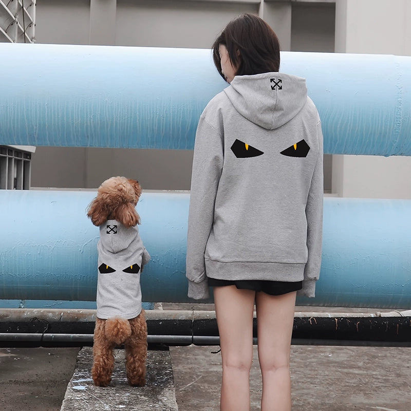 Matching Pet & Owner Hoodie – Trendy Fall/Winter Sweatshirt for Dogs, Cats, and Owners | Warm Parent-Child Outfit for Corgi, Shiba Inu, Golden Retriever, and More