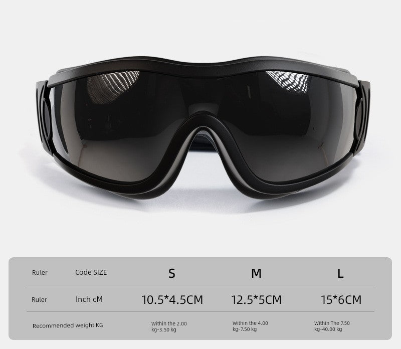 Pet UV Protection Sunglasses – Adjustable Cool Dog Goggles for Outdoor Sun Protection and Style