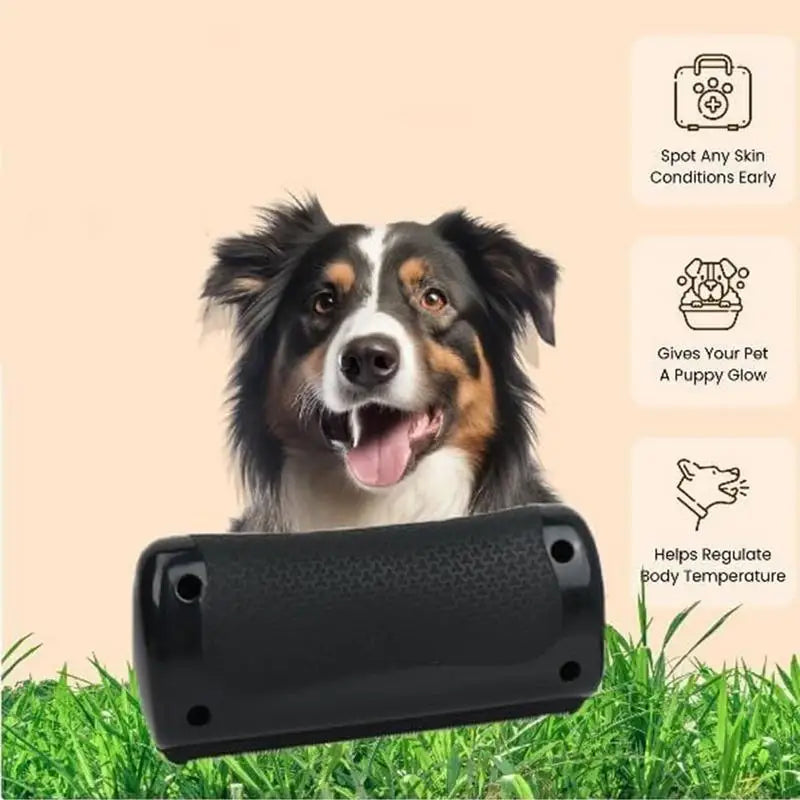 Pet Grooming Brush & Shedding Comb | Hair Remover and Dematting Tool for Cats & Dogs | Professional Pet Grooming Rake for Trimming and Deshedding