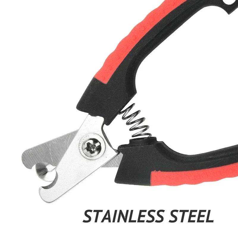 Professional Pet Nail Clipper – Stainless Steel Grooming Cutter for Dogs, Cats, and Small Animals