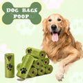 Biodegradable Pet Waste Bags – Extra Thick Eco-Friendly Poop Bags for Dogs & Cats with Portable Dispenser