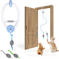 Automatic Retractable Door Hanging Cat Toy – Interactive Mouse Toy for Indoor Cats, Stress Relief Plaything for Exercise and Entertainment