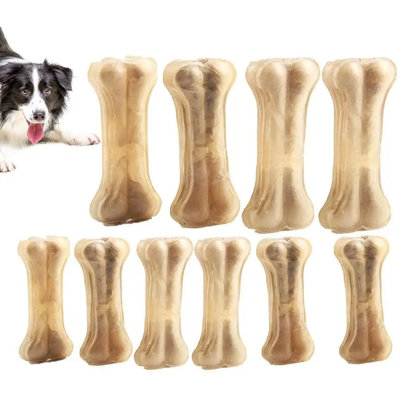 Beef-Flavored Dog Teething Bone – Safe, Edible, and Bite-Resistant Chew Toy for Medium and Large Dogs