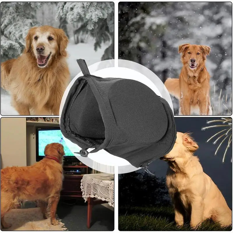 Dog Noise Reduction Earmuffs – Hearing Protection Headset for Dogs, Anti-Noise Comfort Ear Covers for Travel and Loud Environments