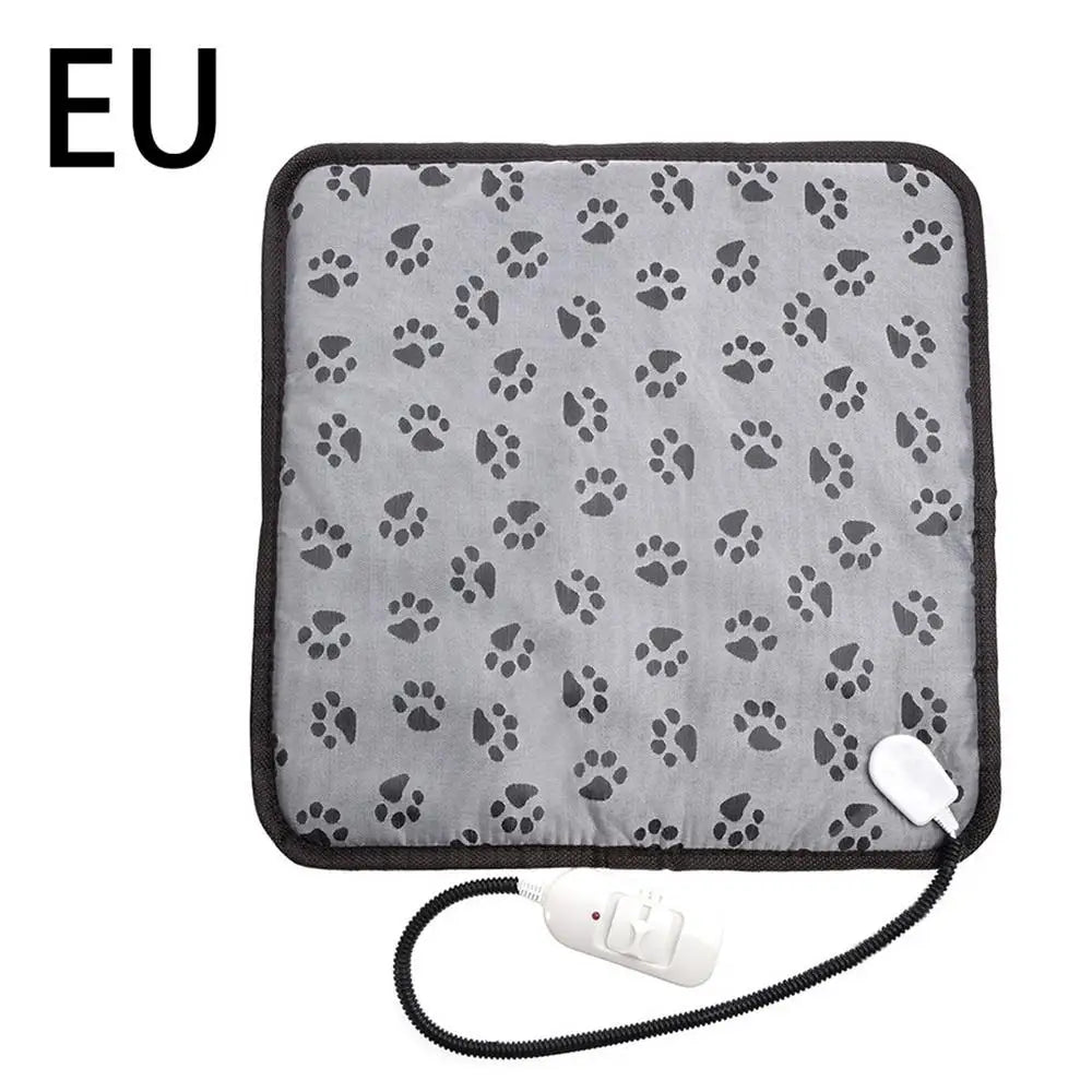 3-Speed Adjustable Pet Heating Pad – Electric Heated Mat for Dogs and Cats with Power-Off Protection and Waterproof, Bite-Resistant Design