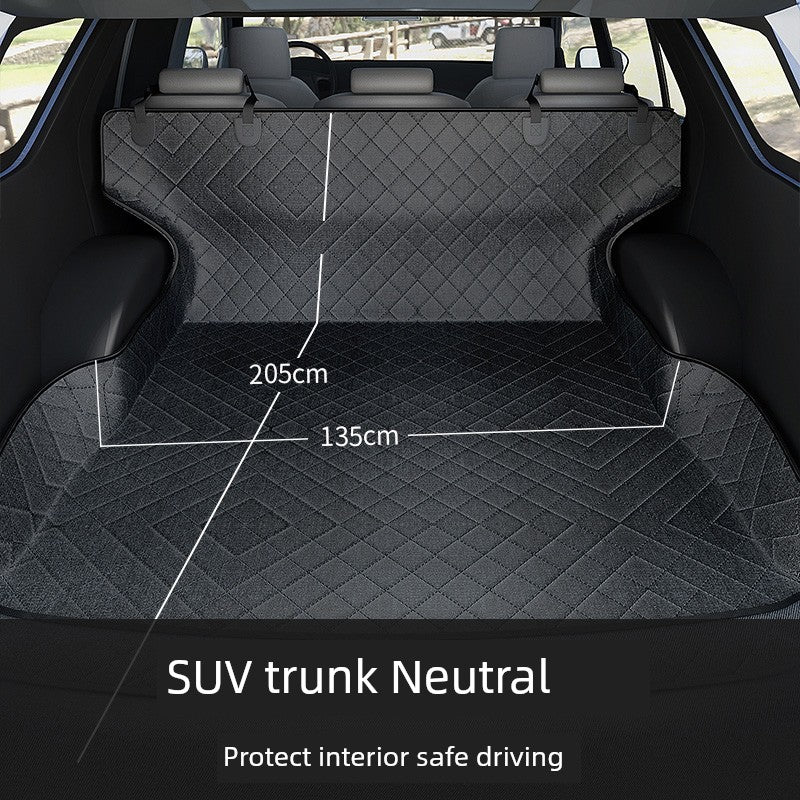 German Car Pet Seat Cover – Waterproof Rear Car Seat Protector with Safety Belts for Dogs and Puppies