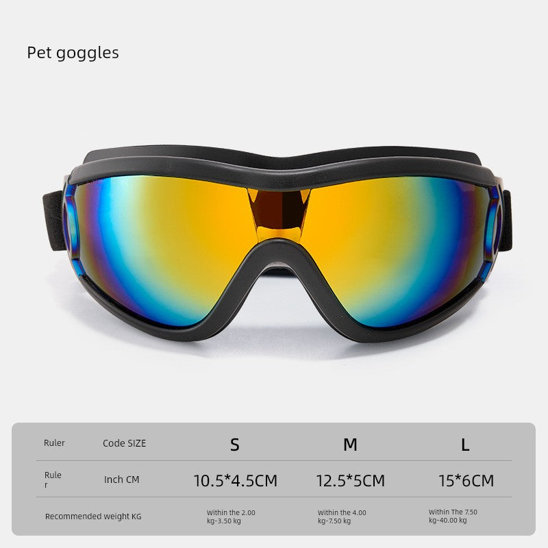 Pet UV Protection Sunglasses – Adjustable Cool Dog Goggles for Outdoor Sun Protection and Style
