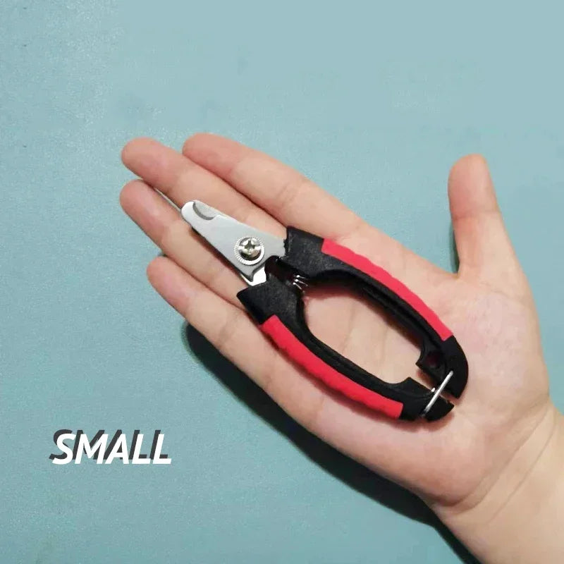 Professional Pet Nail Clipper – Stainless Steel Grooming Cutter for Dogs, Cats, and Small Animals