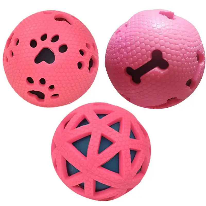 Interactive Dog Toy Ball – Treat Dispensing & Sound Toy | Elastic Fetch Ball for Dogs and Puppies | Fun Training & Birthday Gift