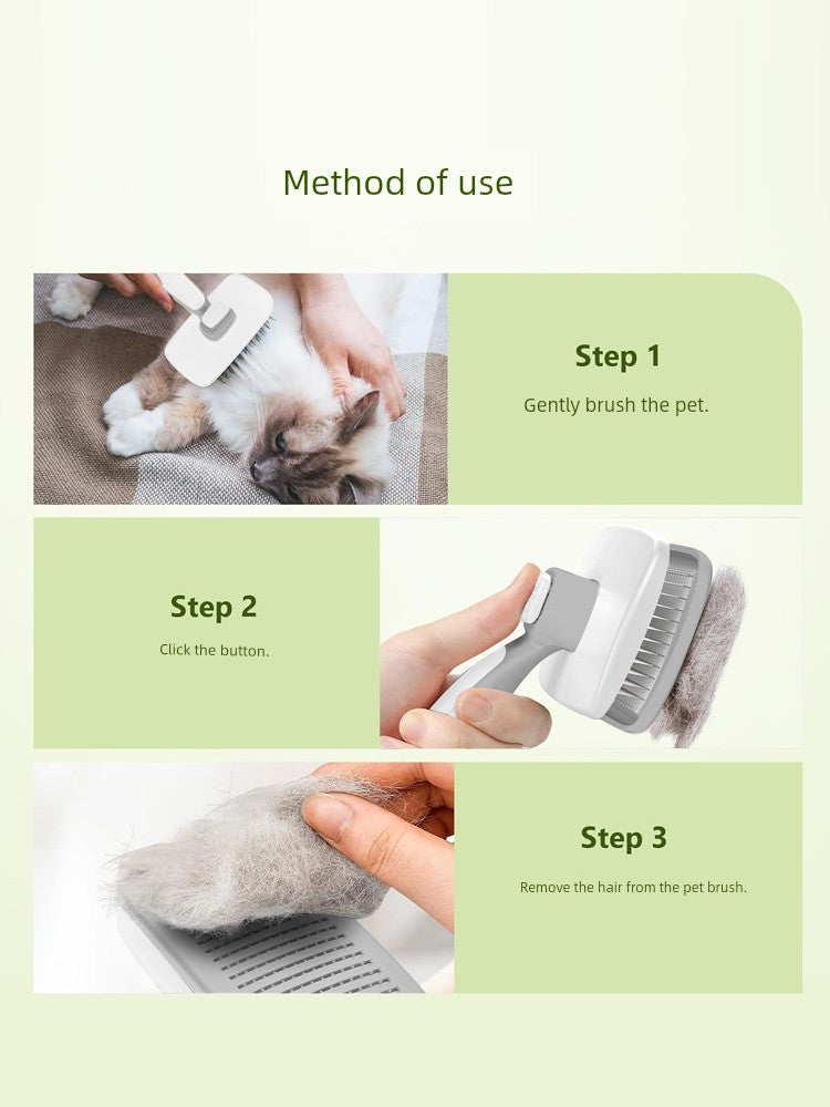 Cat Hair Comb Float Hair Cleaning Handy Gadget Ragdoll Comb Special Comb Needle Comb Napping Pet Cat Must-Have Product